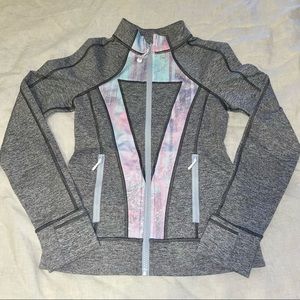 Ivivva Perfect Your Practice Jacket - Heathered Gray / Multi